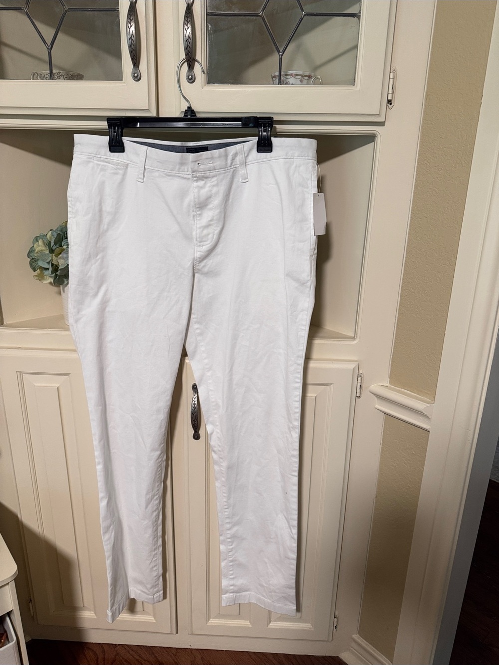 14th & Union White Men’s Slim Fit Chino Pants 36x32